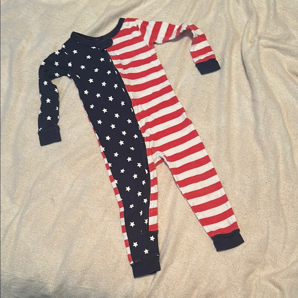 Carter's Red and Blue Stars and Stripes Kids Pajamas